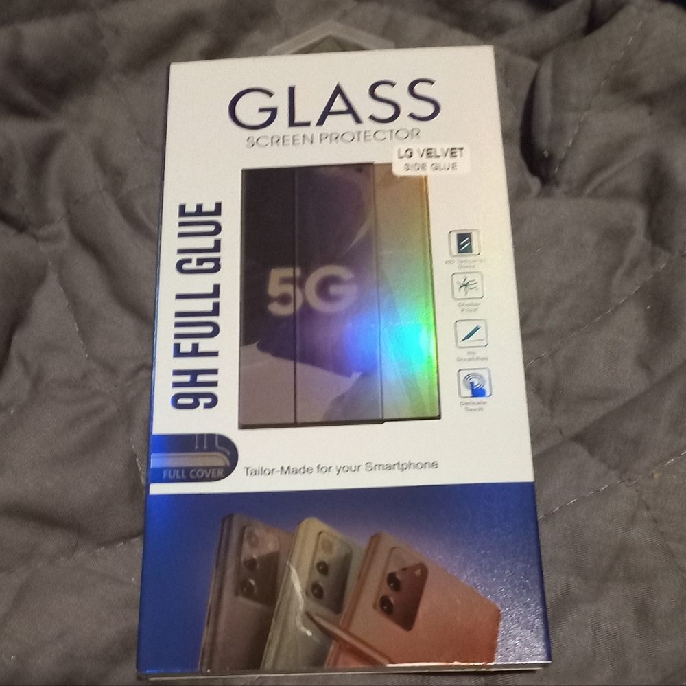 LG Velvet 9H Full Glue Glass Screen Protector